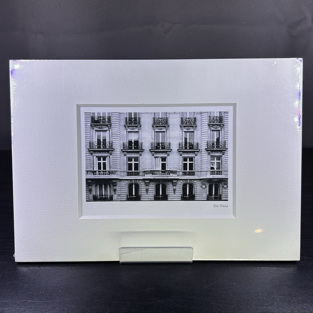 IKEA BILD FJALLSTA Photographic Print Art (4x) Matted B&W Art 11.75" x 8.25" - Picture 4 of 7